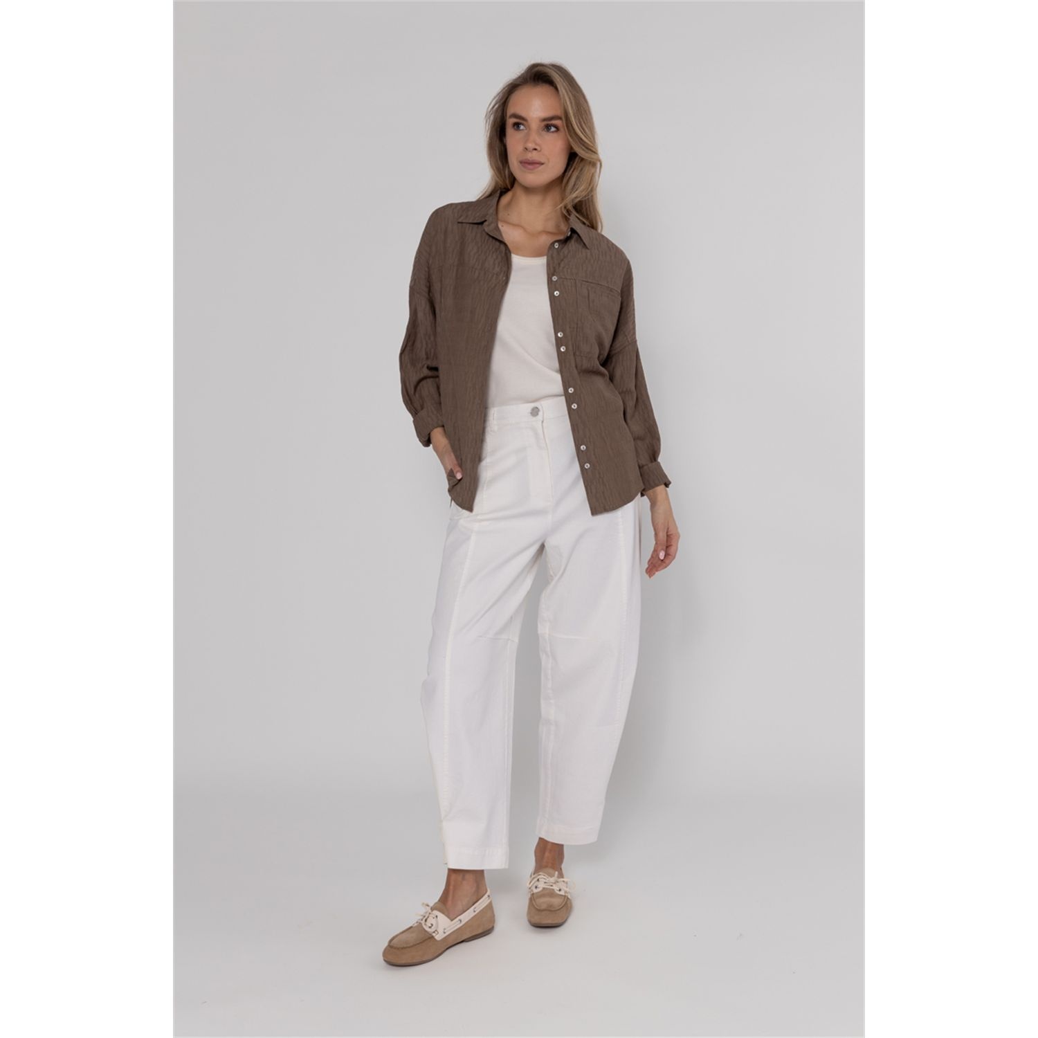 Poools fashion  Pant balloon white