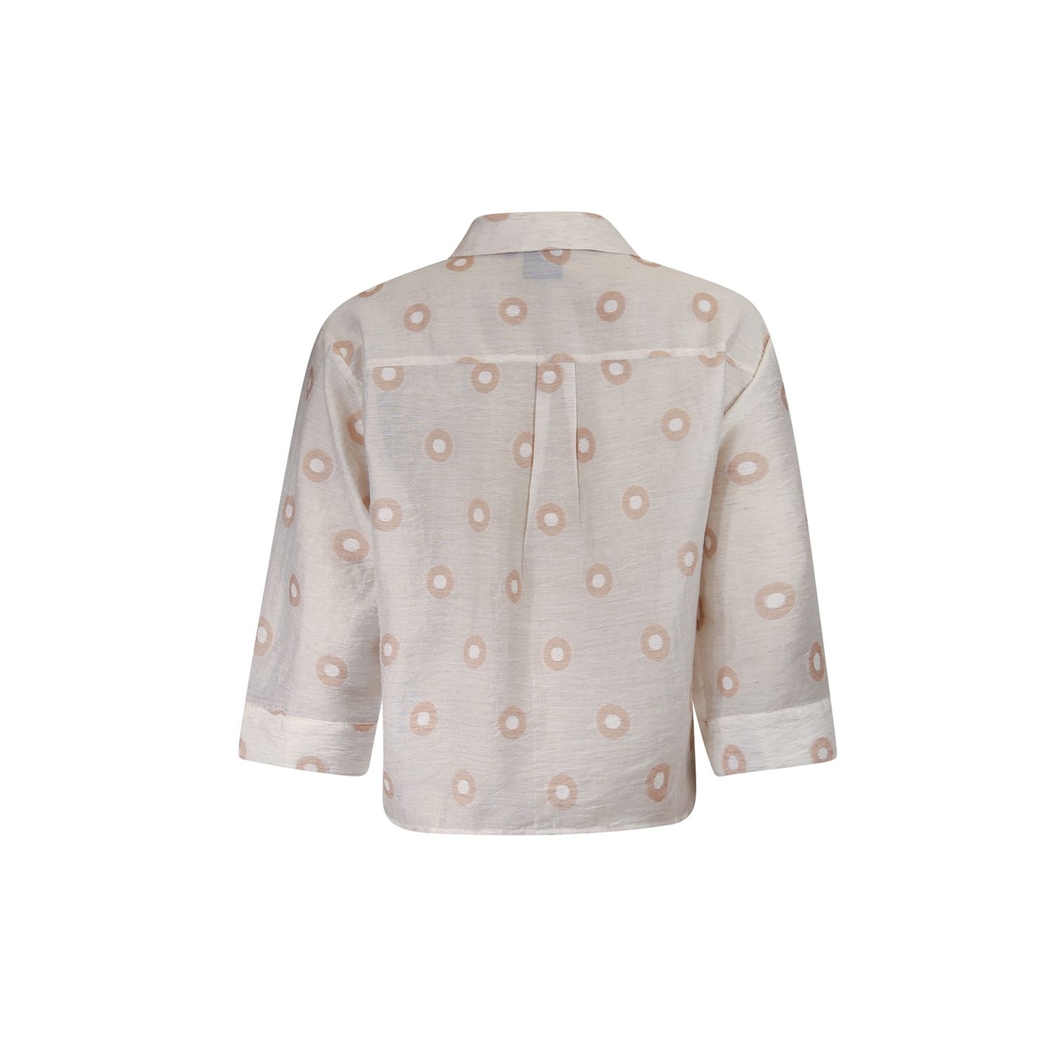 Poools fashion Blouse dots peach dust