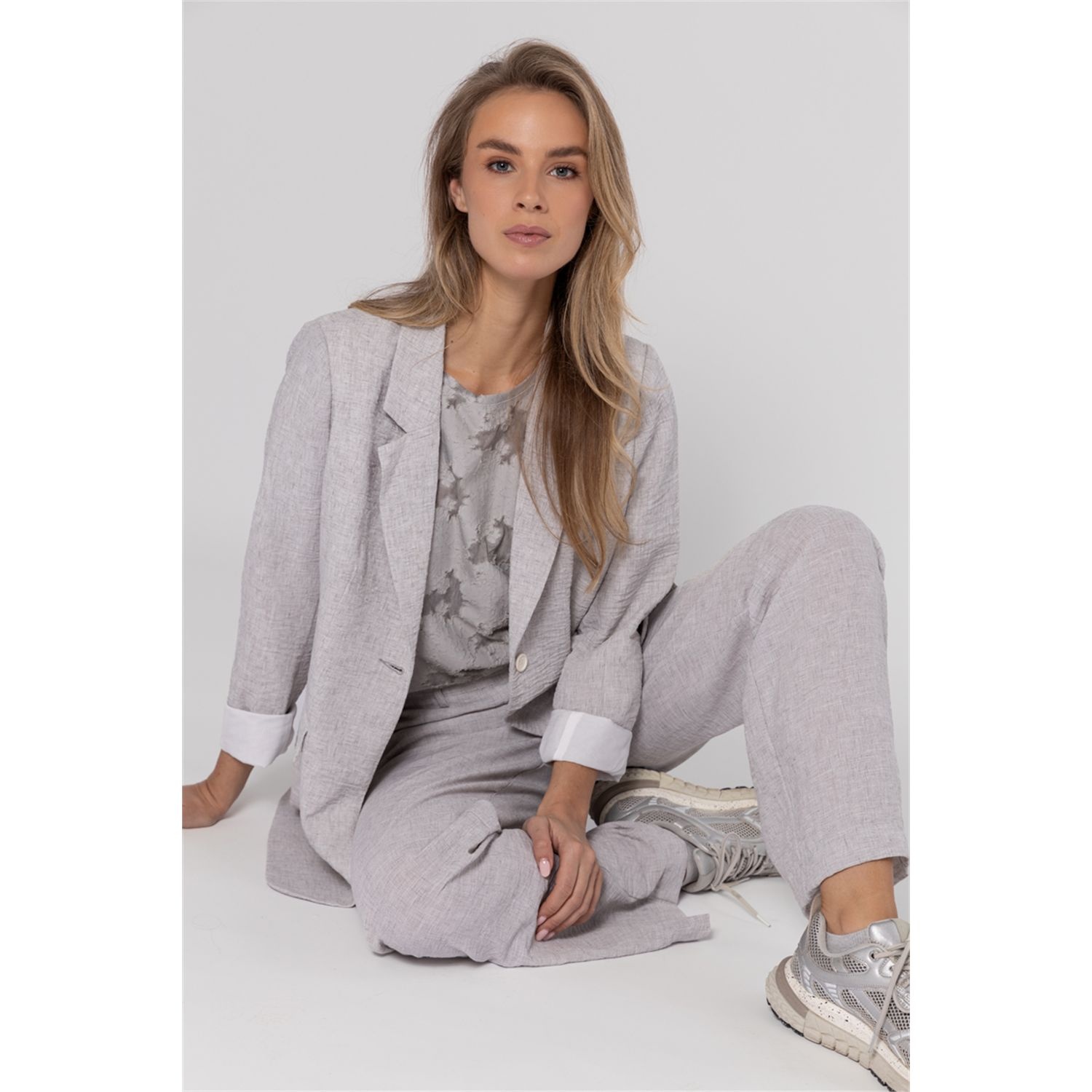 Poools fashion  Jacket mineral gre