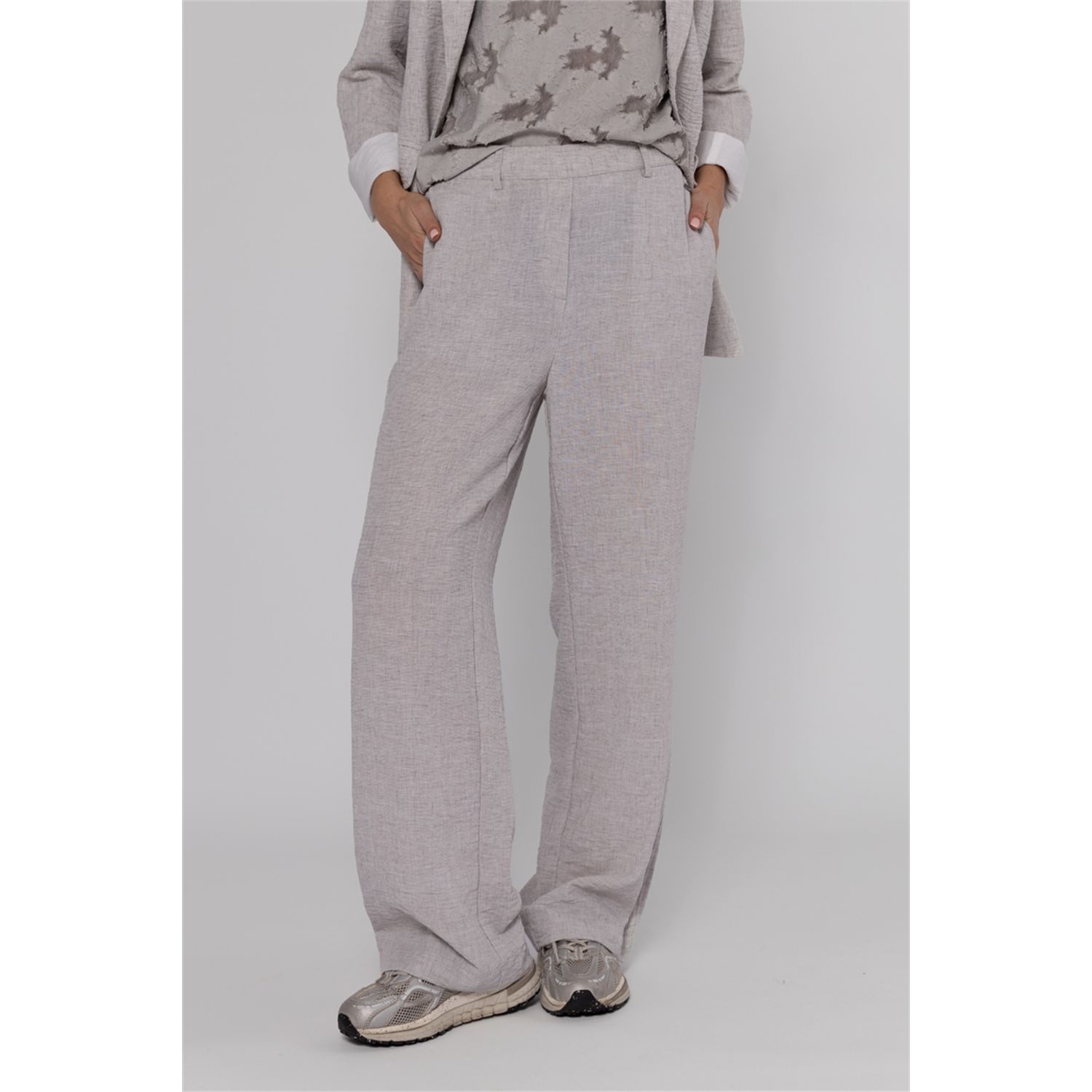 Poools fashion Pant mineral gre