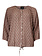 Poools fashion Blouse dots taupe