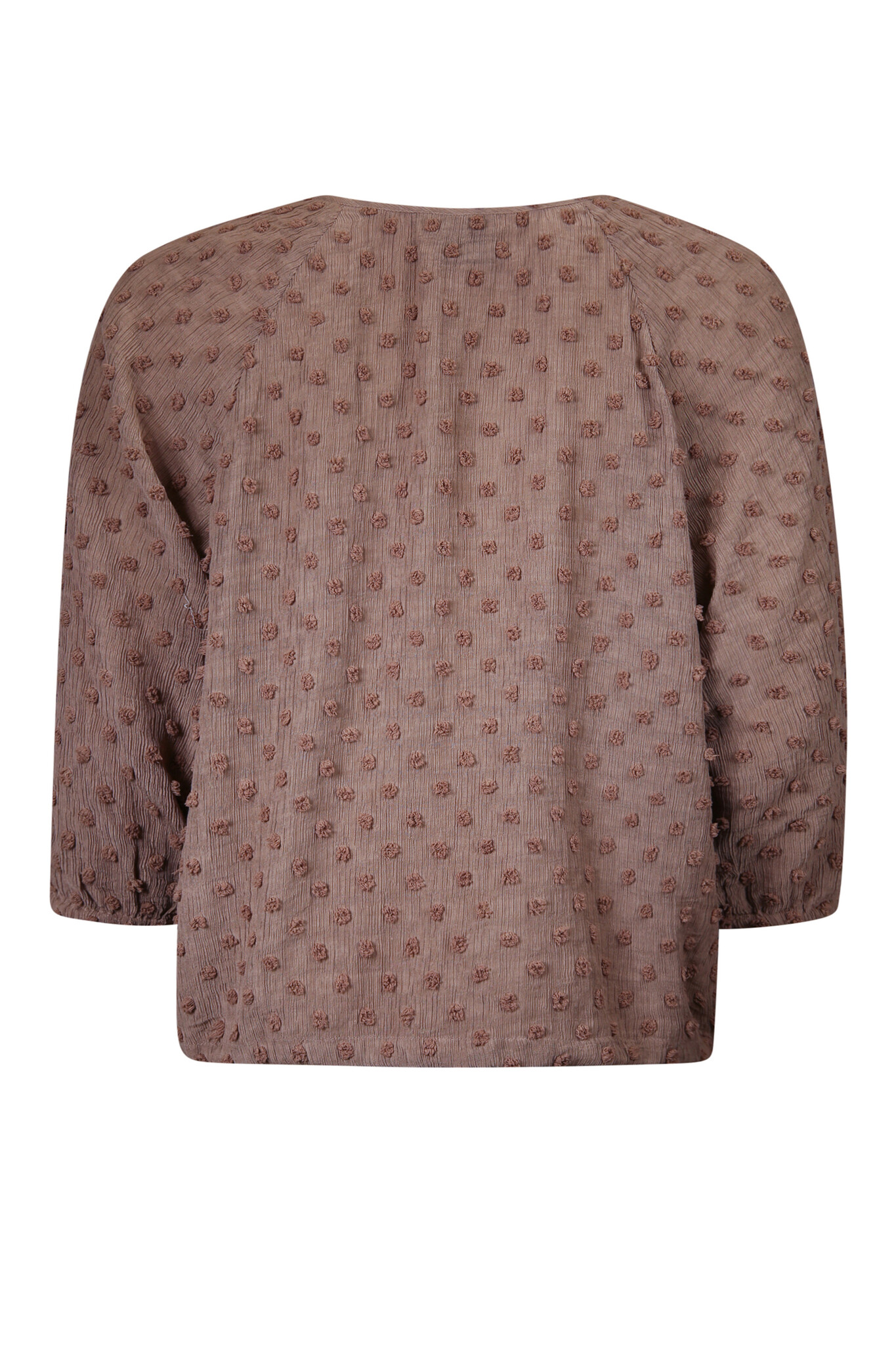 Poools fashion Blouse dots taupe