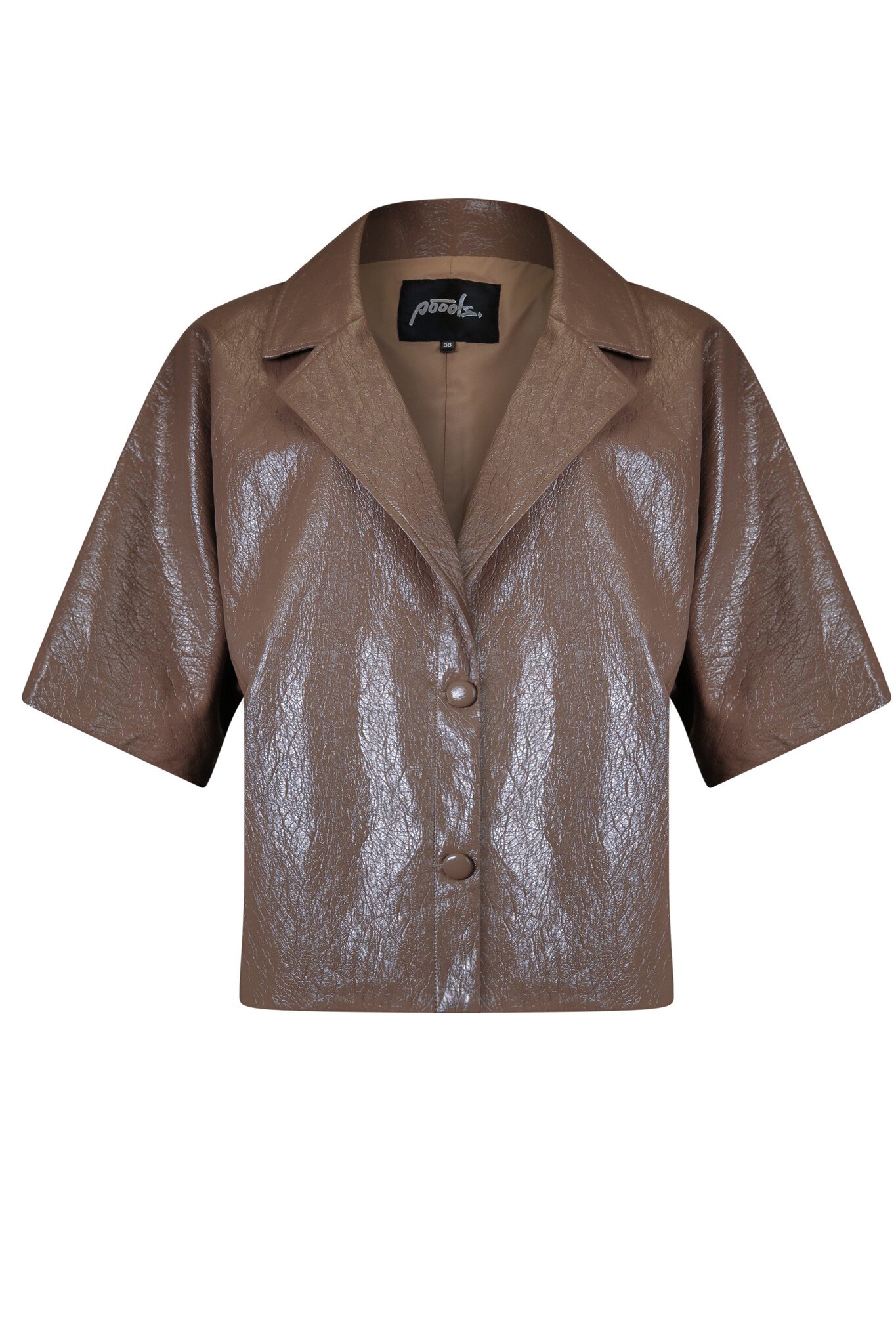 Poools fashion  Jacket lacquer taupe