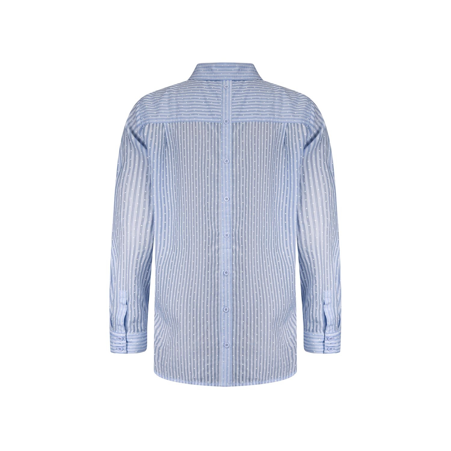 Poools fashion  Blouse striped light blue