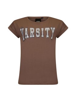 Poools fashion T-shirt artwork taupe