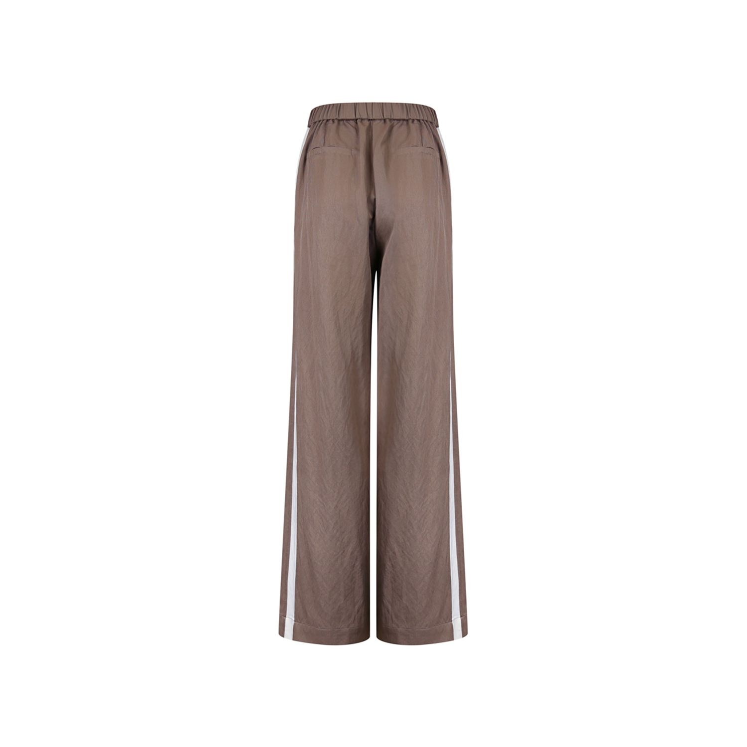 Poools fashion  Pant contrast taupe