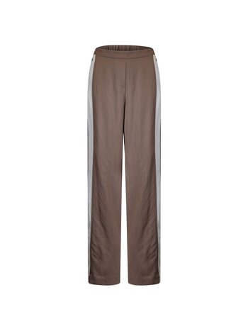 Poools fashion Pant contrast taupe