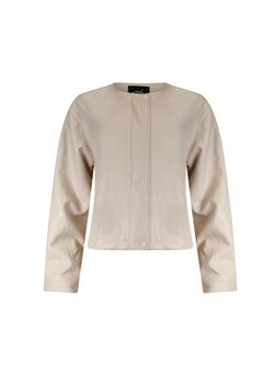 Poools fashion Jacket pu offwhite