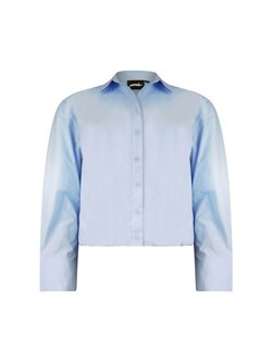 Poools fashion Blouse balloon light blue