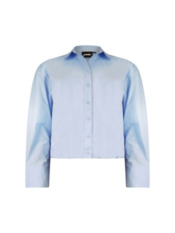 Poools fashion Blouse balloon light blue