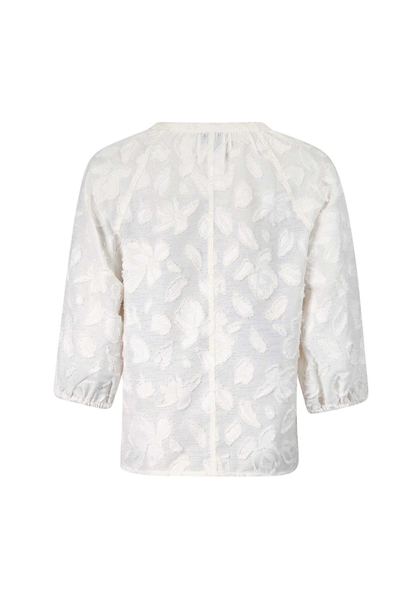 Poools fashion  Blouse plain offwhite