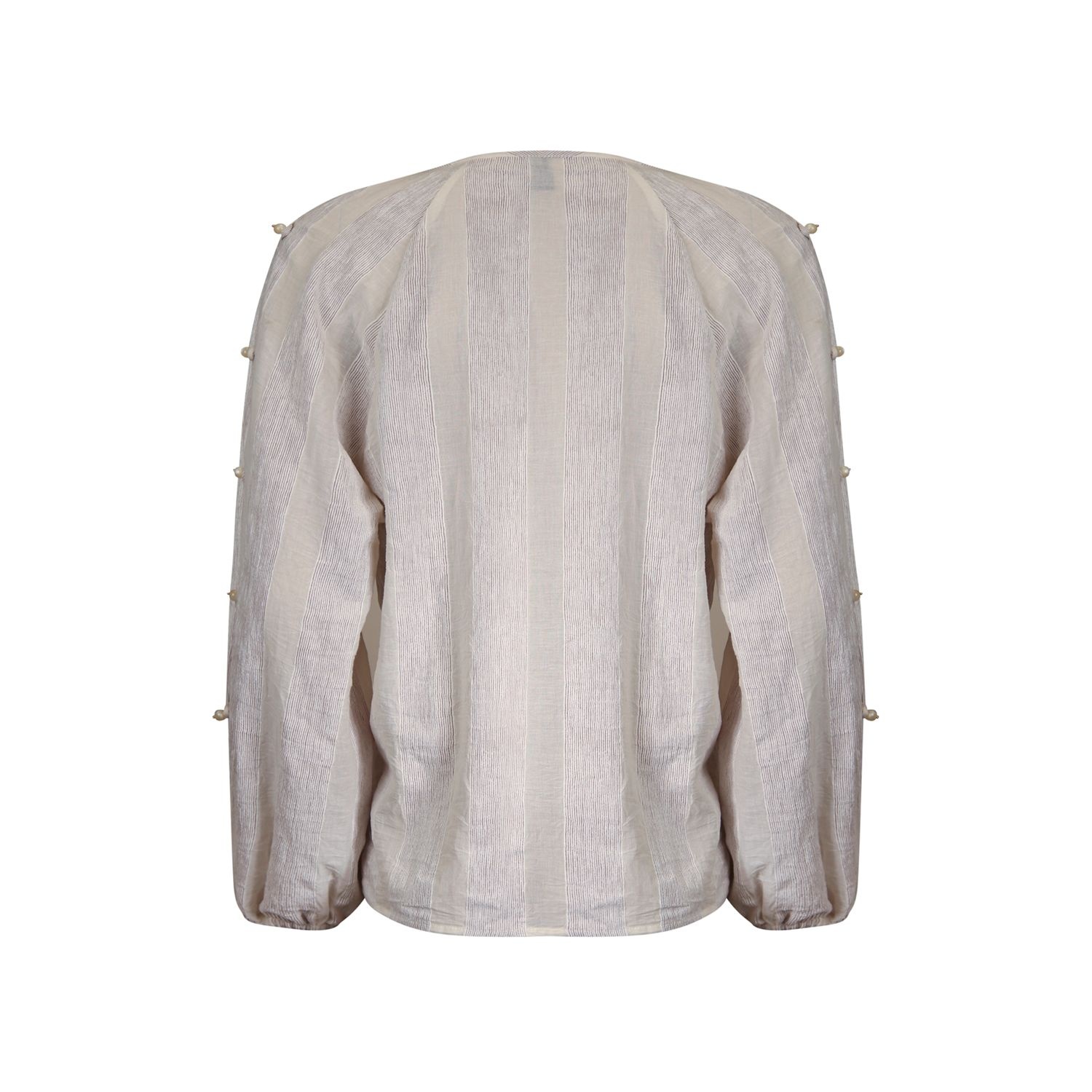 Poools fashion Blouse stripe taupe