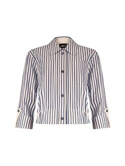 Poools fashion Blouse stripe dark blue