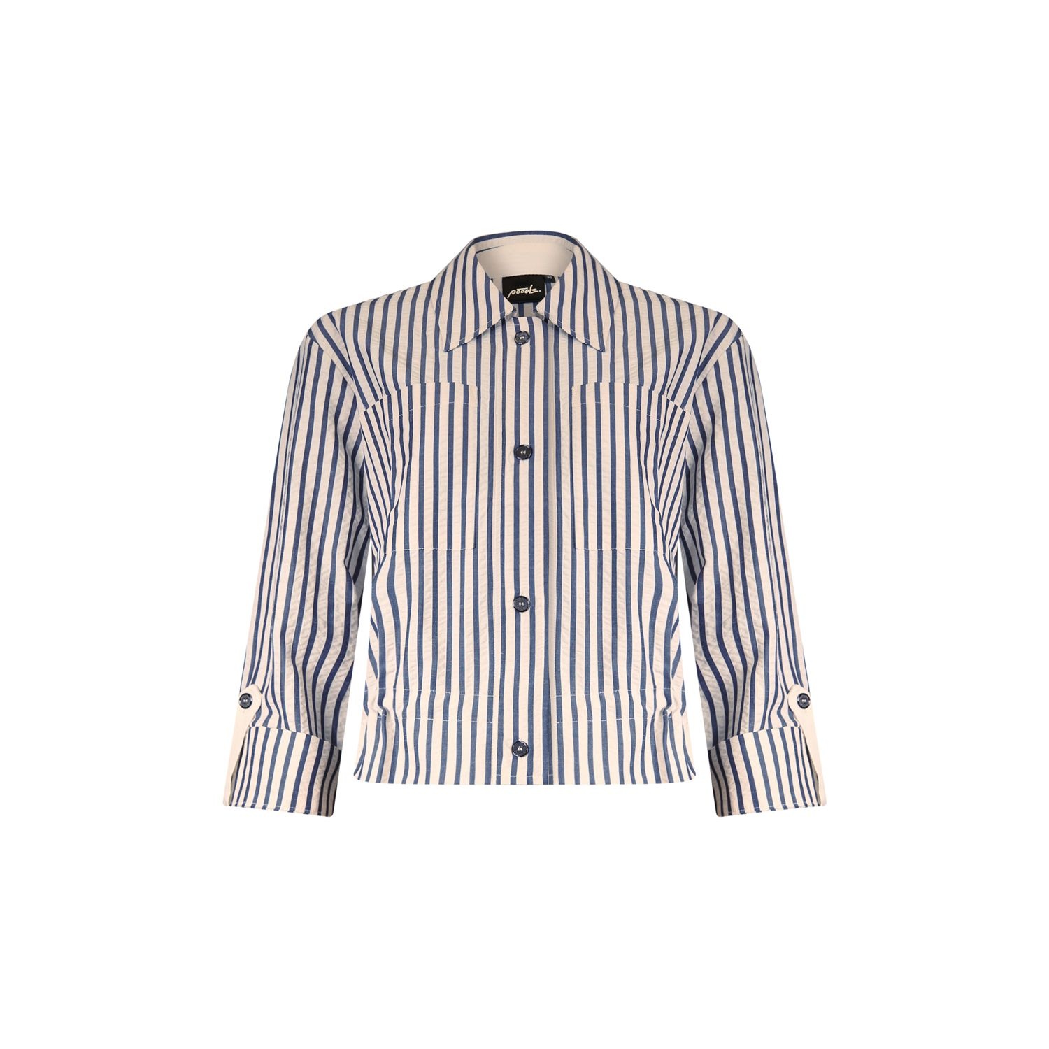 Poools fashion  Blouse stripe dark blue