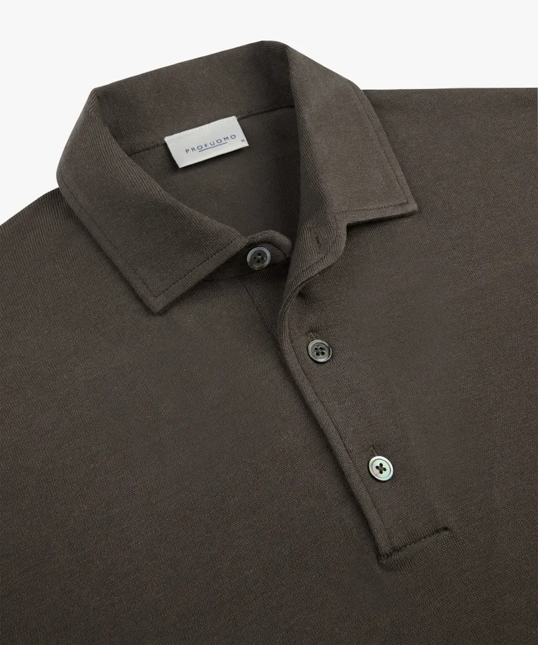 PROFUOMO Half zip Brown