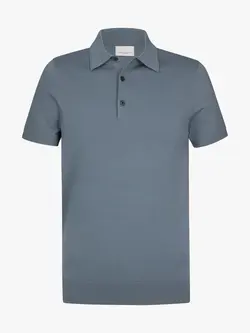 PROFUOMO Polo Grey blue