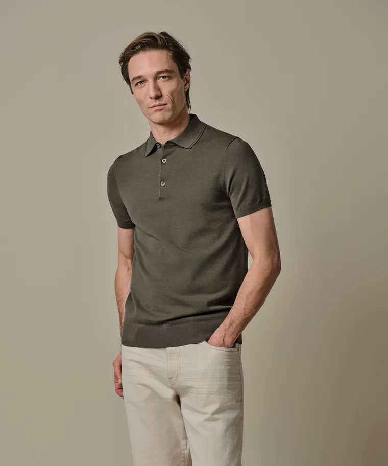 PROFUOMO Polo Brown