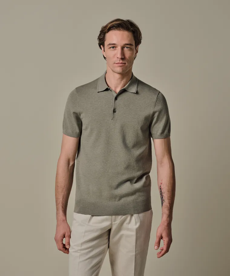 PROFUOMO Polo  Mid green