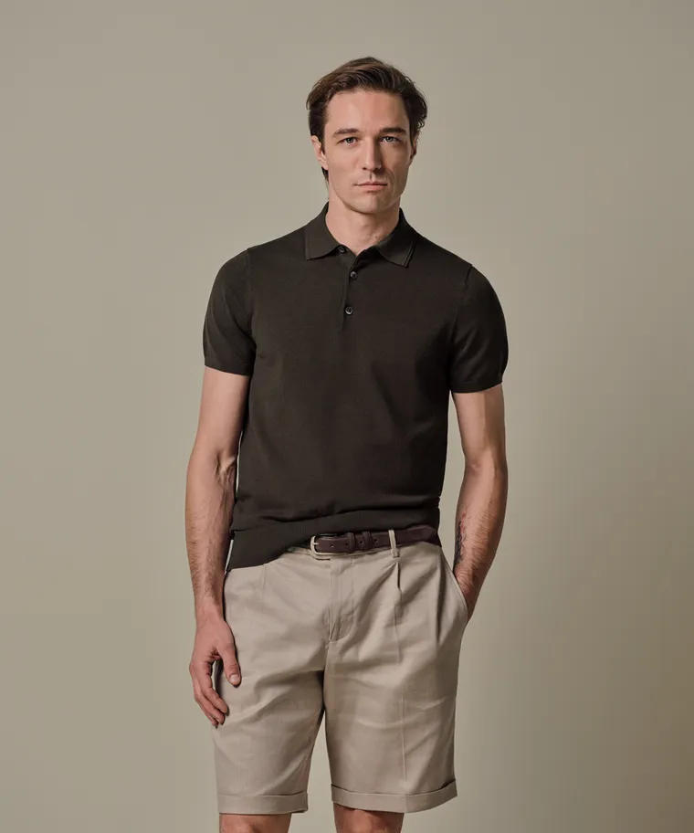 PROFUOMO  Polo Dark brown