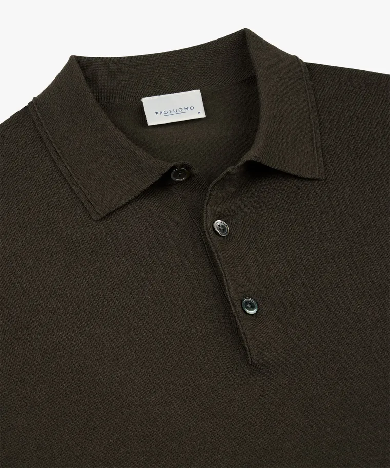PROFUOMO  Polo Dark brown