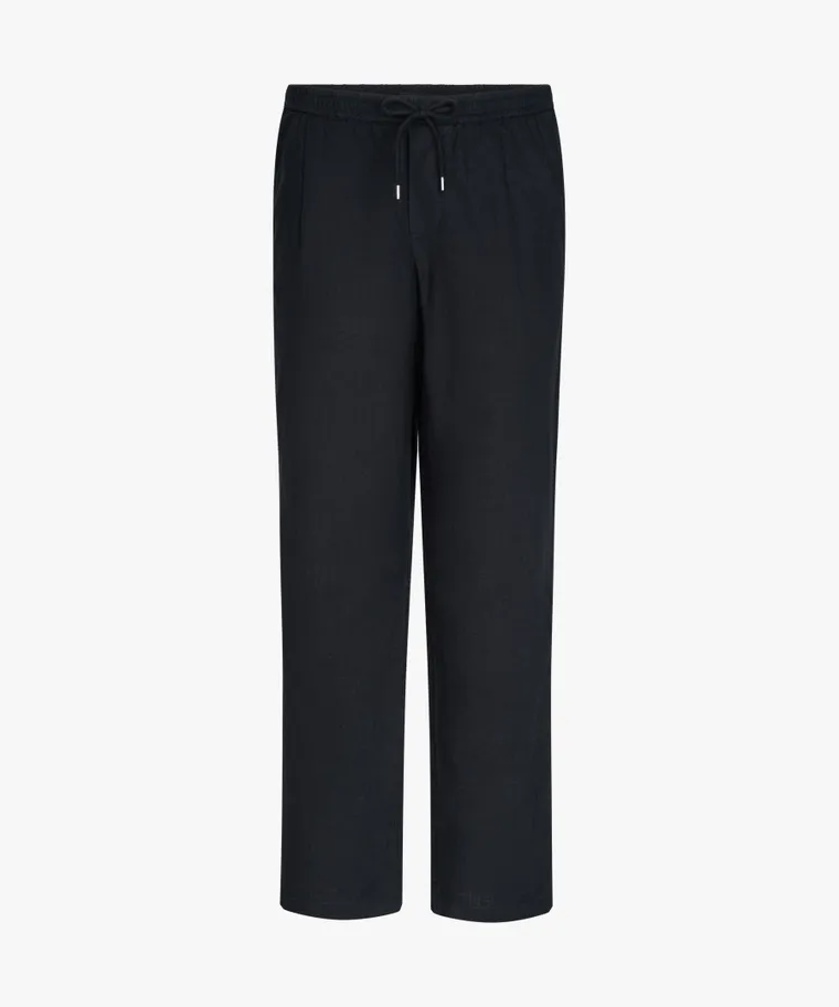 PROFUOMO Broek linnen Navy