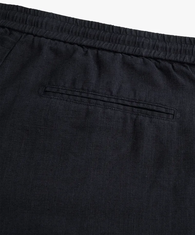 PROFUOMO Broek linnen Navy