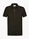 PROFUOMO Polo met rits donkerbruin