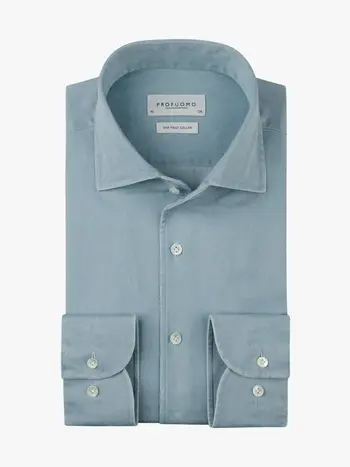 PROFUOMO One piece denim overhemd indigo