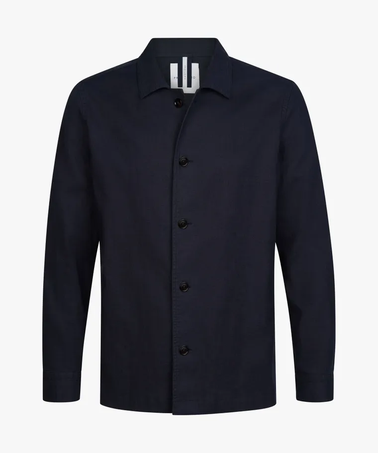 PROFUOMO Overshirt linnen Navy