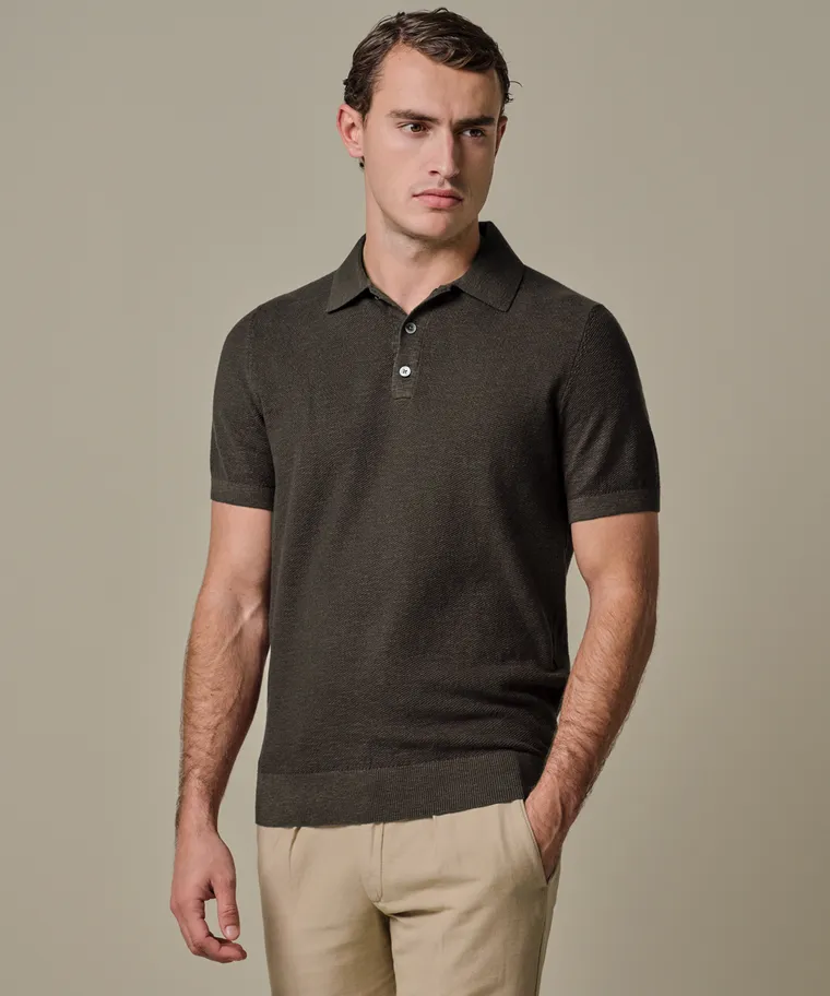 PROFUOMO  Polo Dark brown