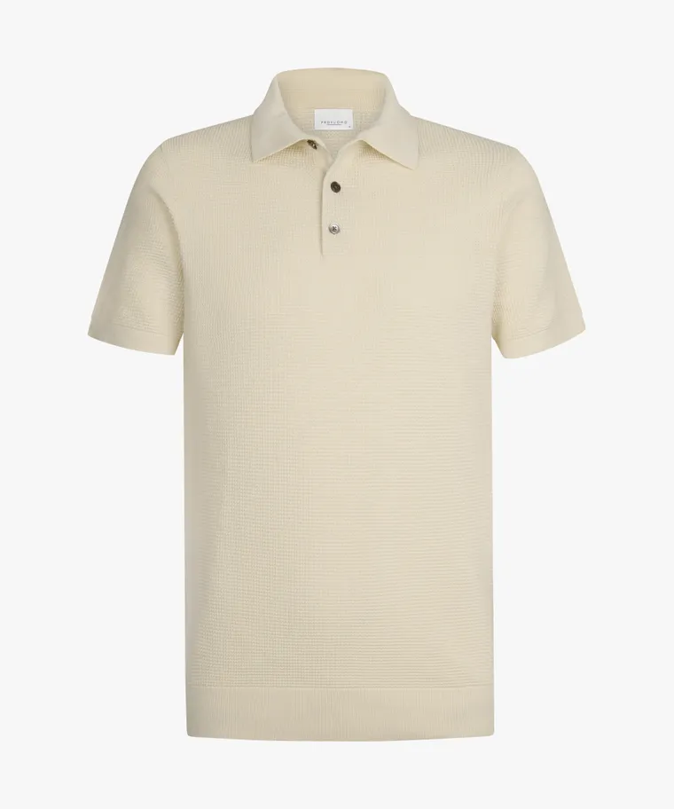 PROFUOMO Polo Off-white