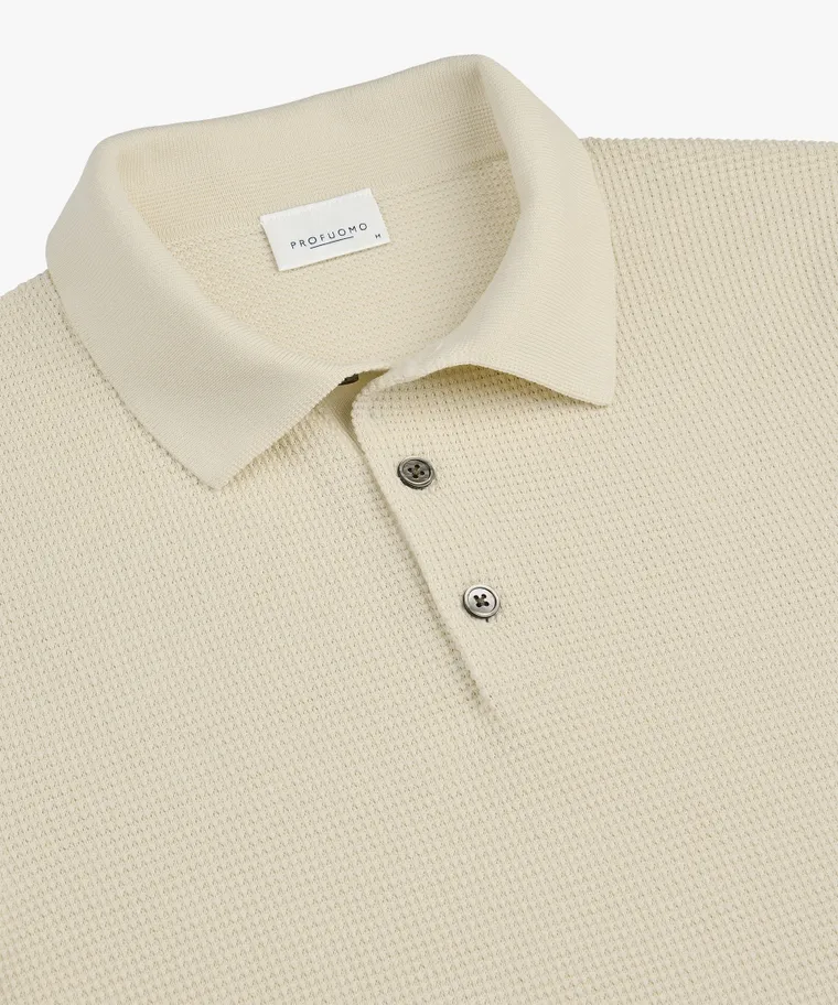 PROFUOMO Polo Off-white