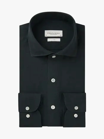 PROFUOMO Linnen overhemd navy