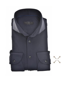 John Miller Overhemd Donkerblauw
