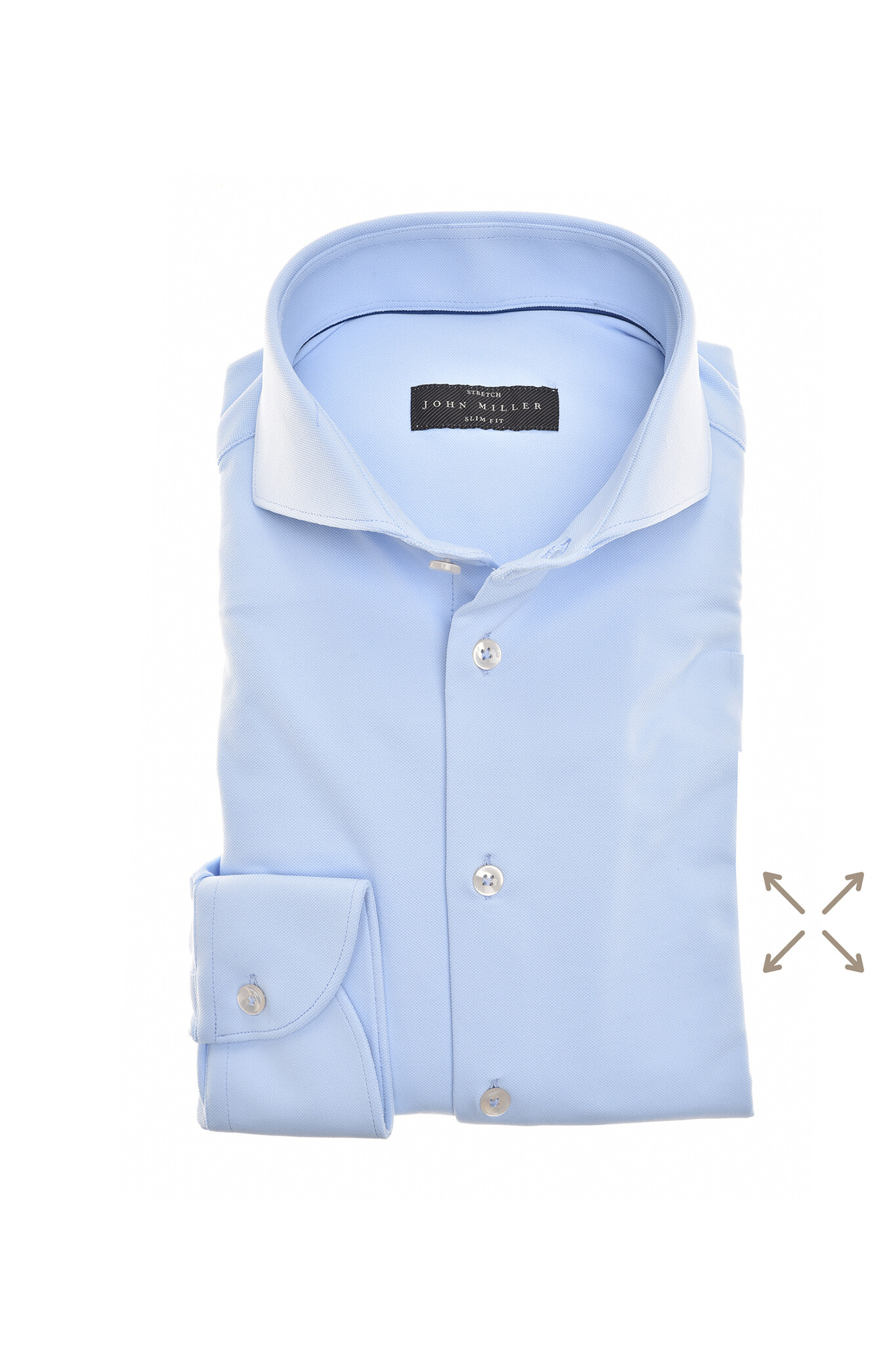 John Miller Overhemd Licht blauw