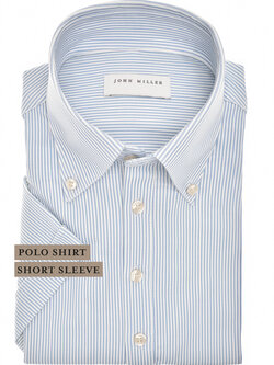 John Miller Polo Licht blauw