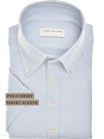 John Miller Polo lichtblauw