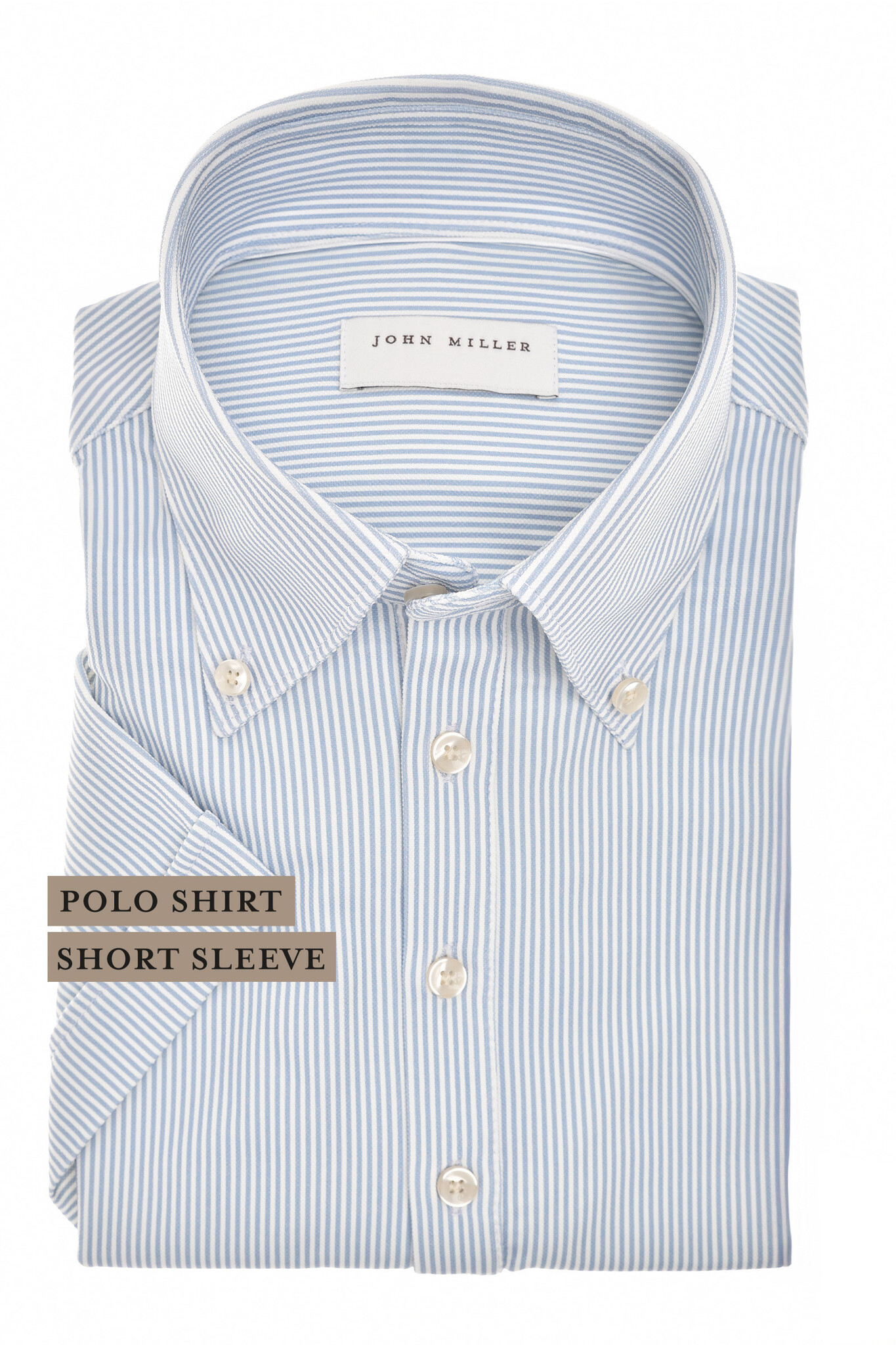 John Miller Polo Licht blauw