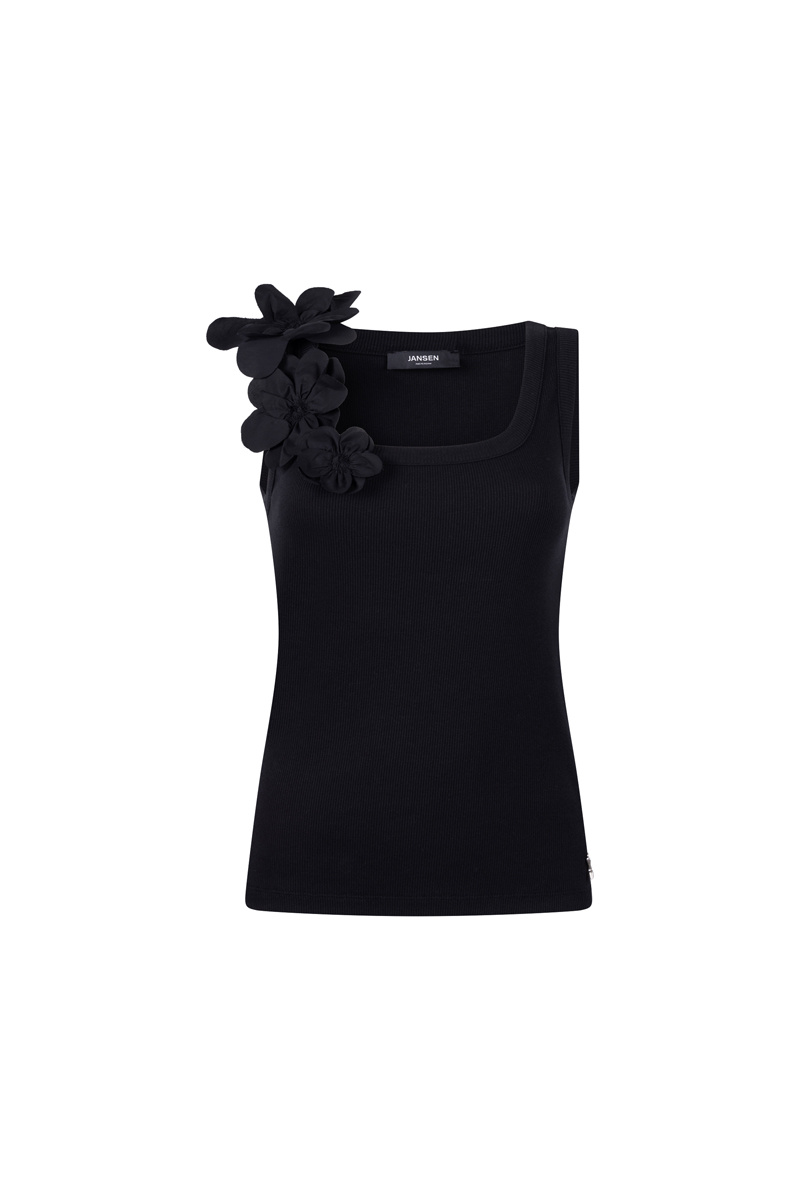 Jansen Amsterdam Rhode sleevles black