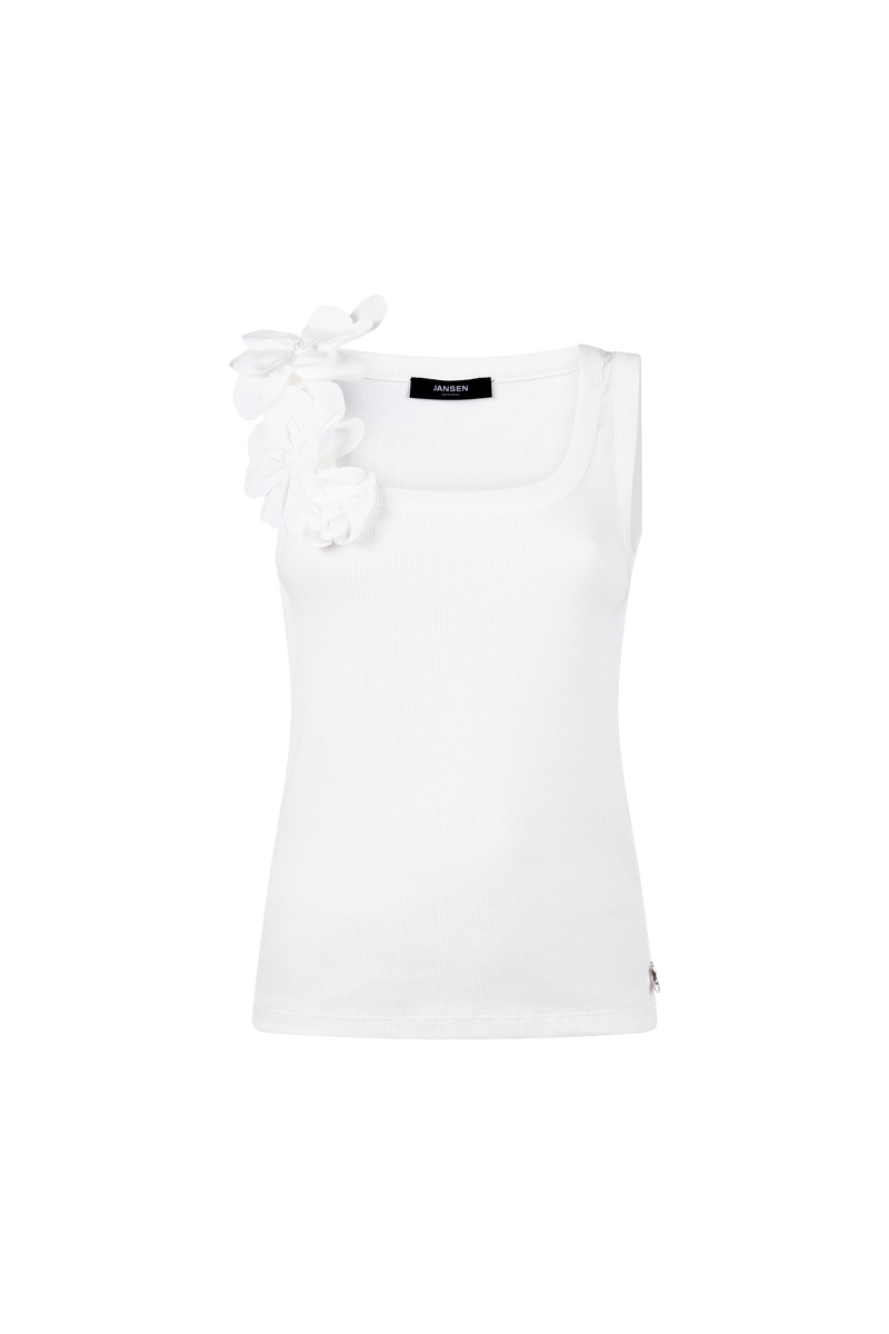 Jansen Amsterdam Rhode sleevless rose white