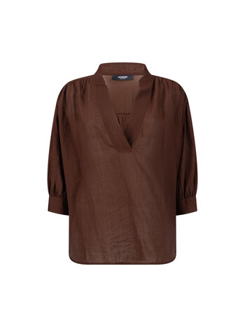Jansen Amsterdam Pem blouse brown