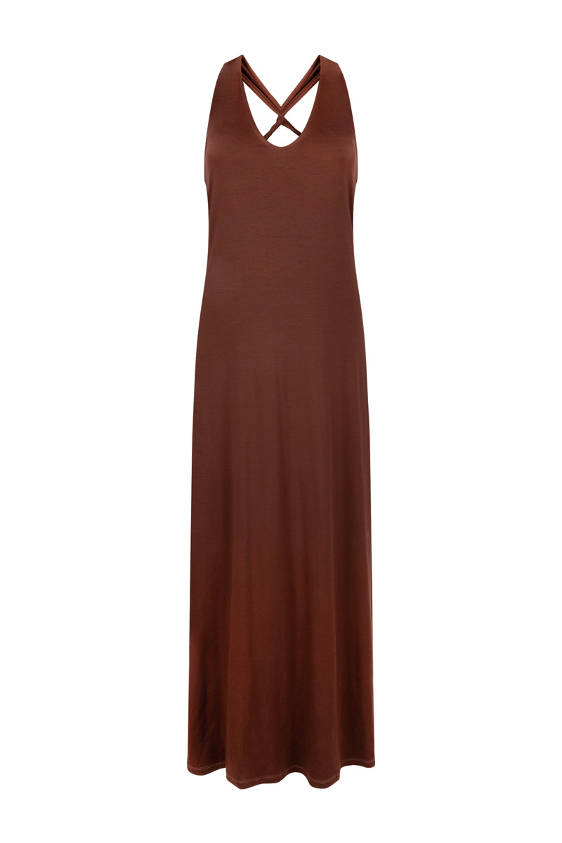 Jansen Amsterdam Feija jurk v 571 brown