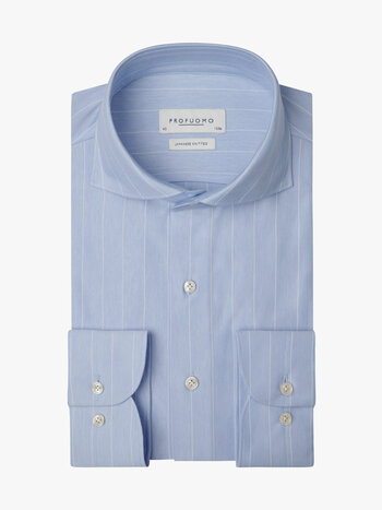 PROFUOMO Overhemd Light blue Stripe
