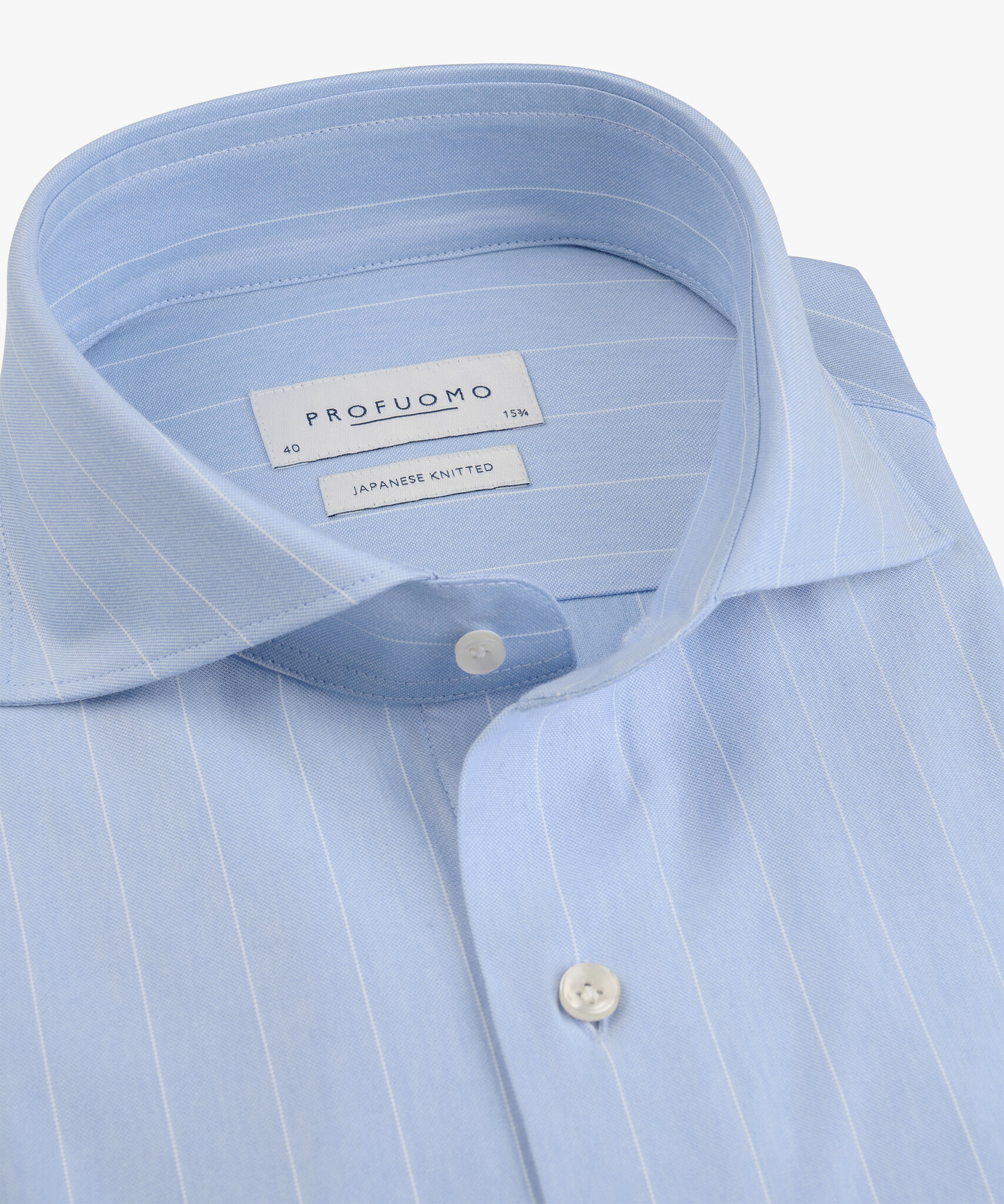 PROFUOMO Overhemd Light blue Stripe