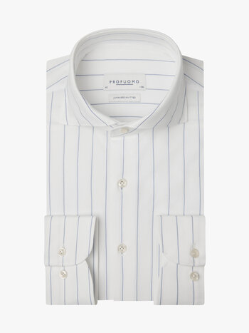 PROFUOMO Overhemd White Stripe