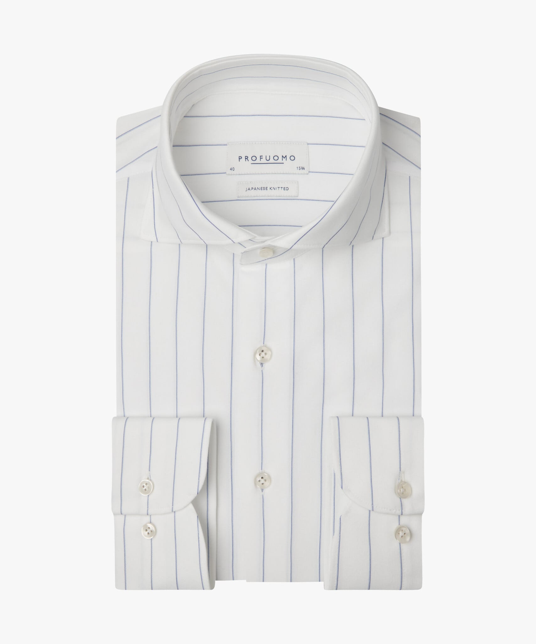 PROFUOMO Overhemd White Stripe