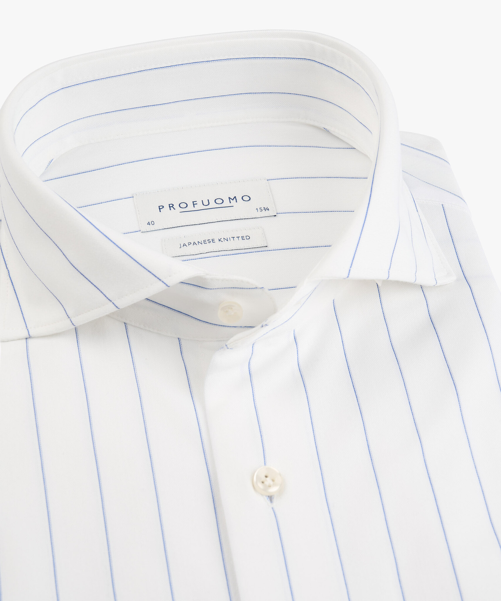 PROFUOMO Overhemd White Stripe