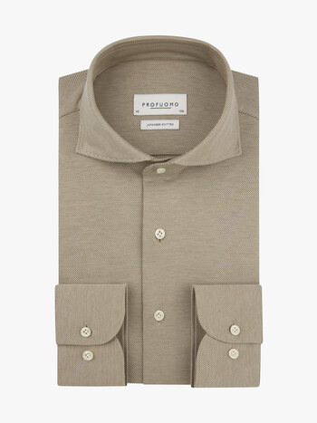 PROFUOMO Overhemd Cognac