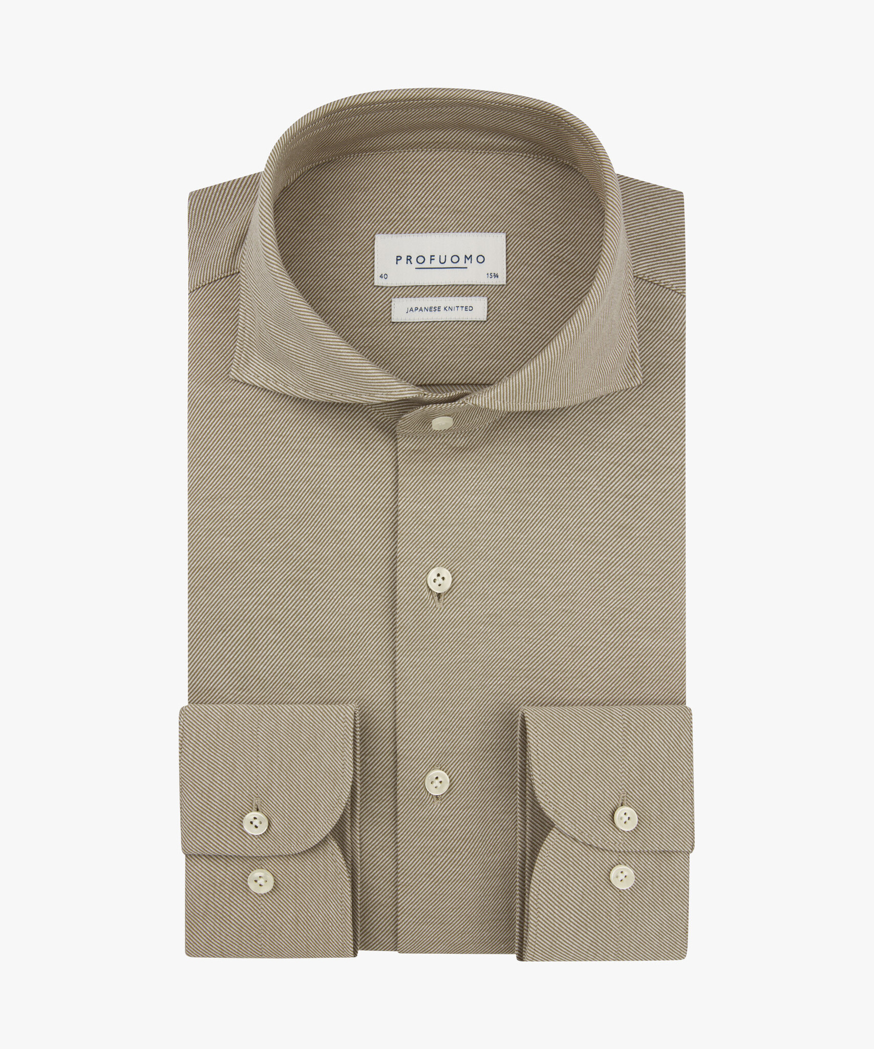 PROFUOMO Overhemd Cognac