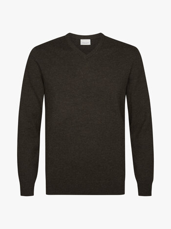 PROFUOMO V Neck Brown